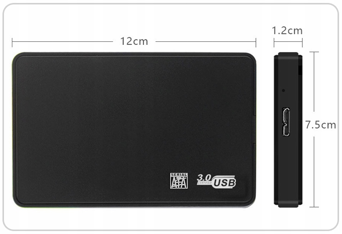 LEVYKOTELO 2,5" HDD BAY SATA USB 3.0 + kotelo Valmistaja muu