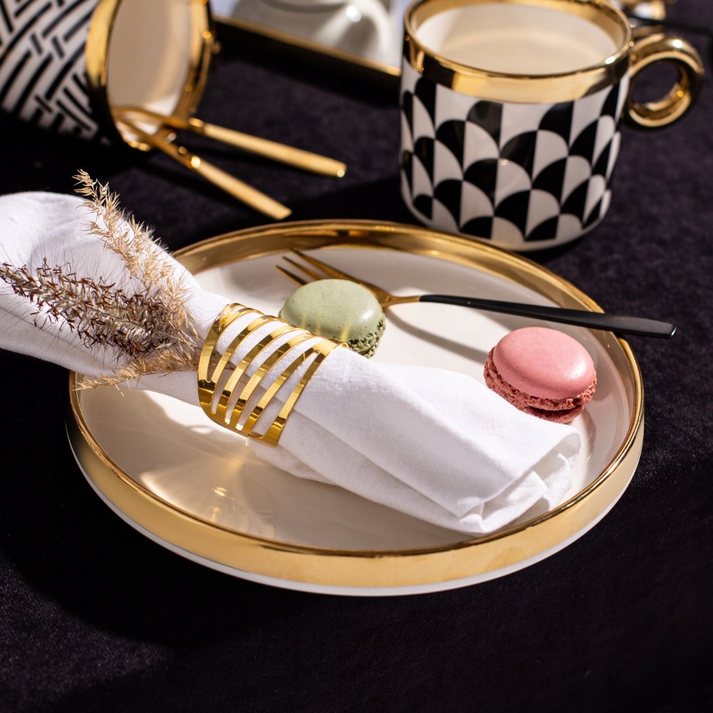 Plate Cream kakkulautanen Kultainen 21 cm Altom Design -merkki