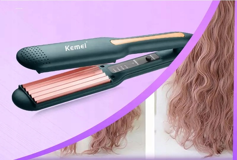 HAIR CRIMER CERAMIC TEMP ADJUSTMENT Modelis KM-9827