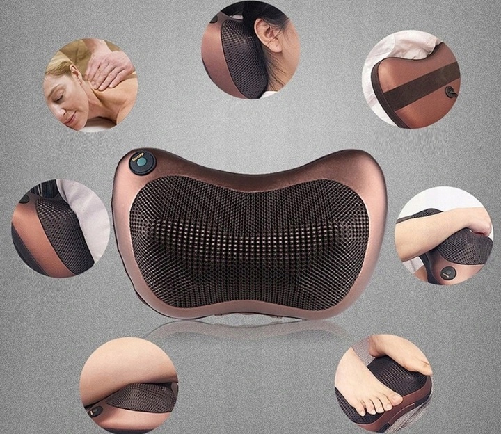 SHIATSU MASSAGER tyyny kaulalle, vartalolle, selkähierontaan Hallitseva väri: beige ja ruskea