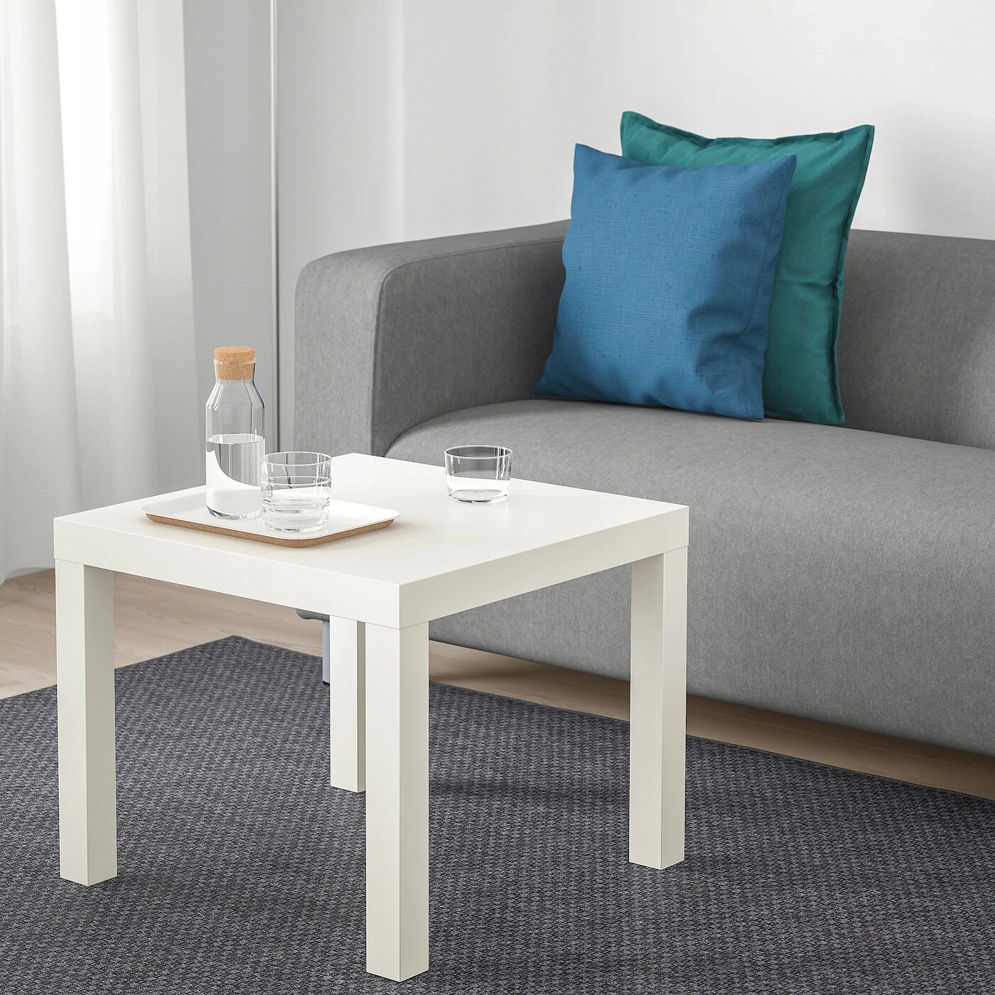 IKEA LACK sohvapöytä BENCH 55x55cm WHITE Valmistajakoodi 304.499.08