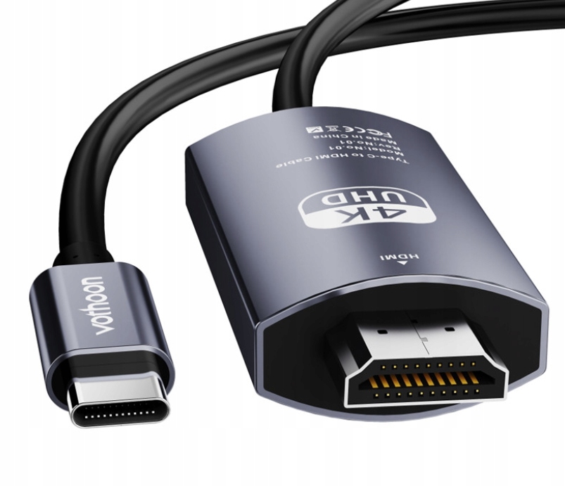 SOVITINKAAPELI USB-C 3.1 TYYPPI C HDMI 4K MHL 200cm