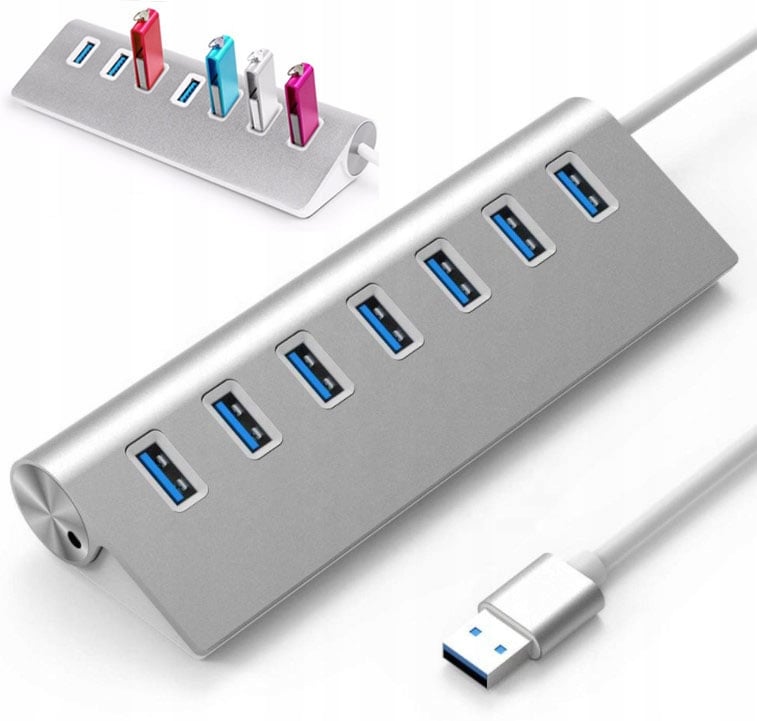 PORTIT TOISTIN 7x USB 3.0 HUB 7in1 SPLITTER