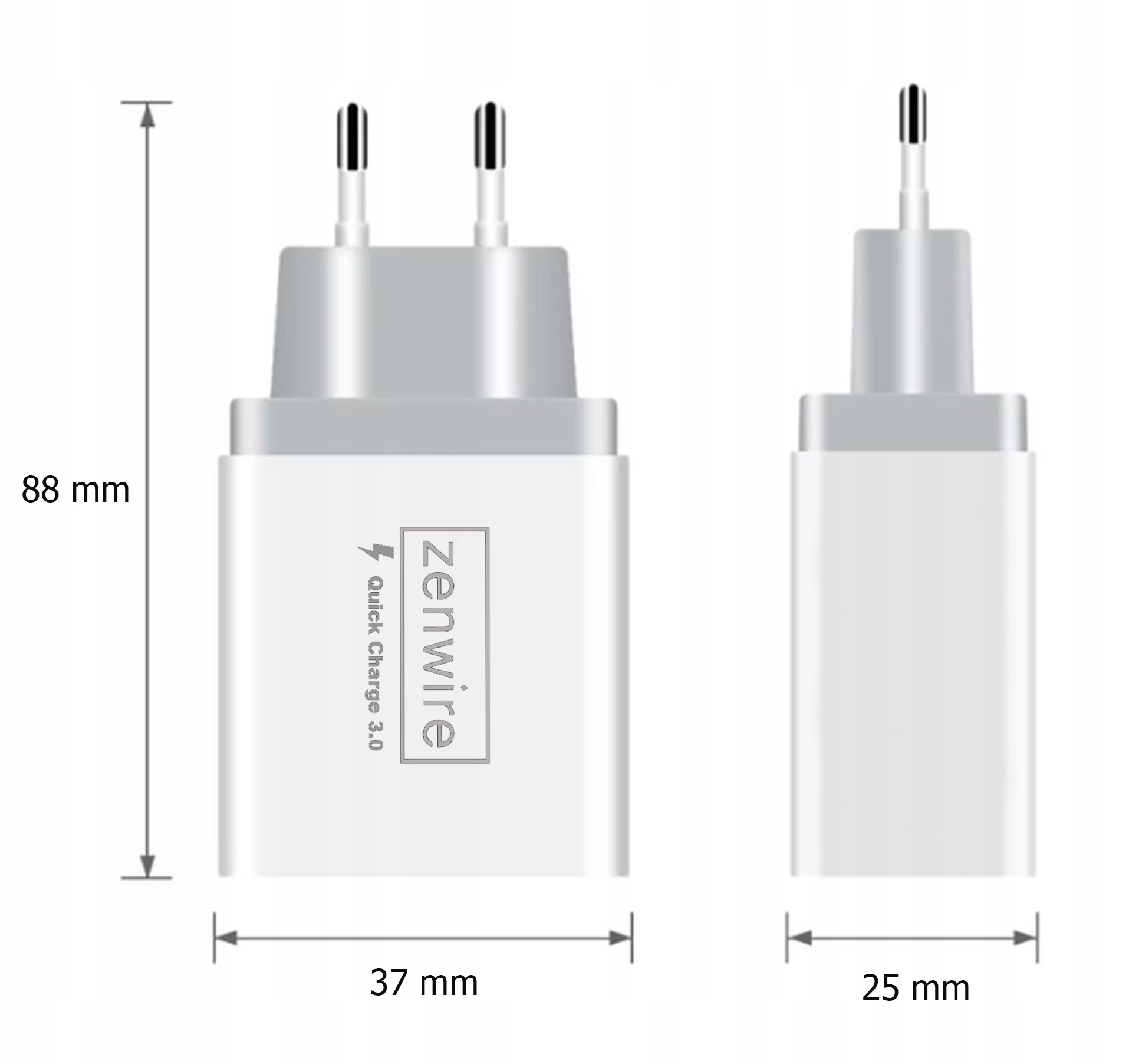 PIKALATAUS 3.0 LATURI NOPEA 3x USB-PUHELIN Samanaikaisesti ladattujen laitteiden määrä 3