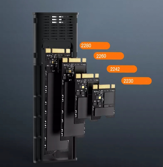 Kotelo SSD NVME SATA PCIe M.2 USB-C 3.1 M2 asema Tuotteen paino kappalepakkauksen kanssa 0,1 kg