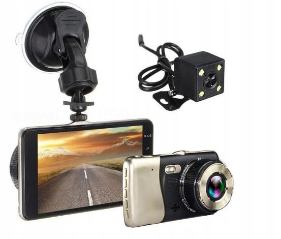 VAIRAVIMO ĮRAŠYMAS FULL HD CAMERA PRIEKINĖ GALINĖ SLR-HD EAN 5903849424714