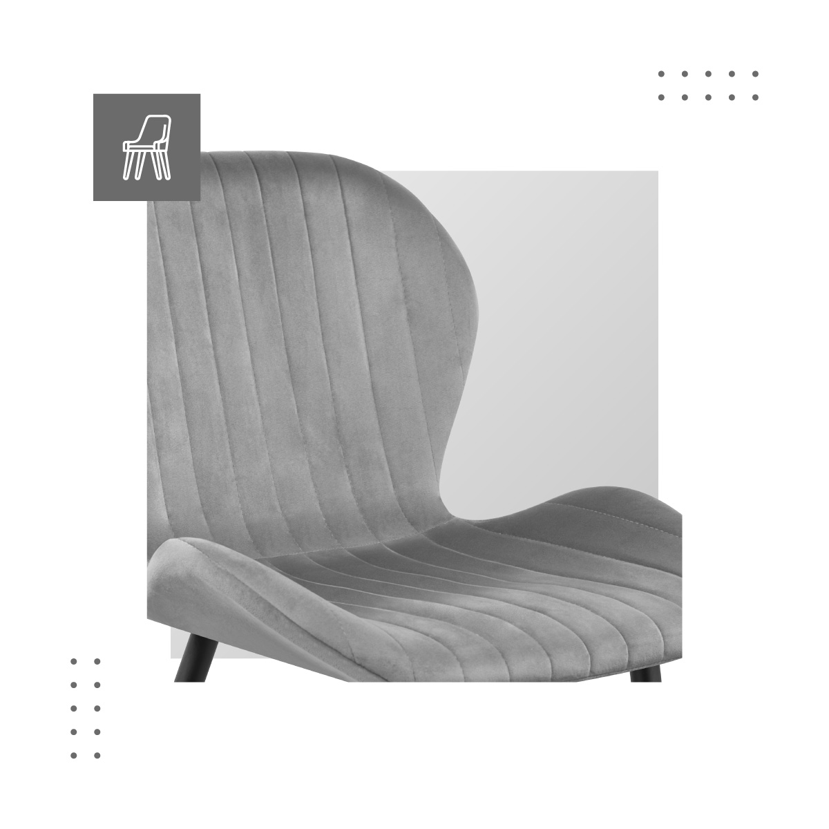 Jakościowe detale krzesła Mark Adler Prince 2.0 Grey