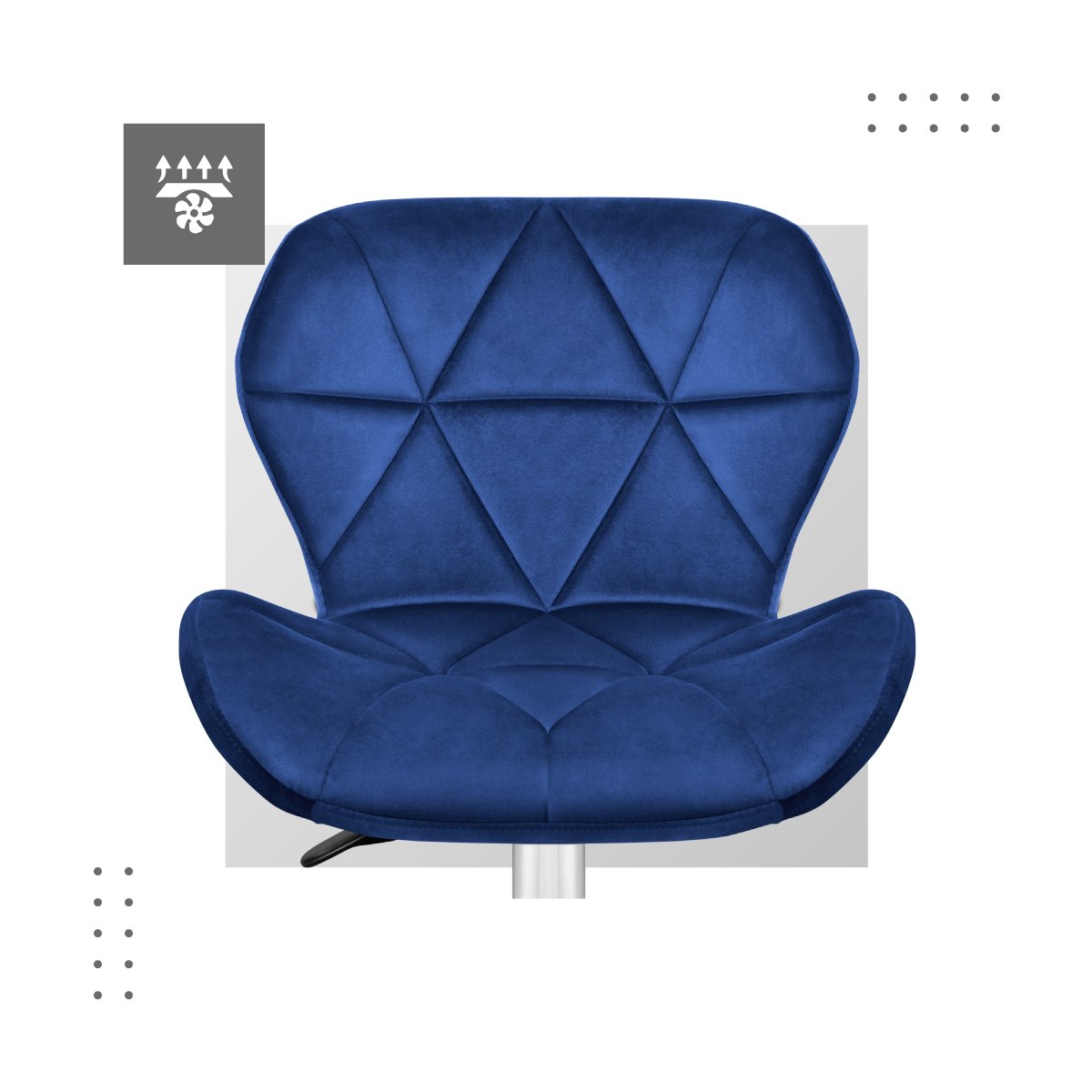 Fotel biurowy Mark Adler Future 3.0 Navy blue materiały