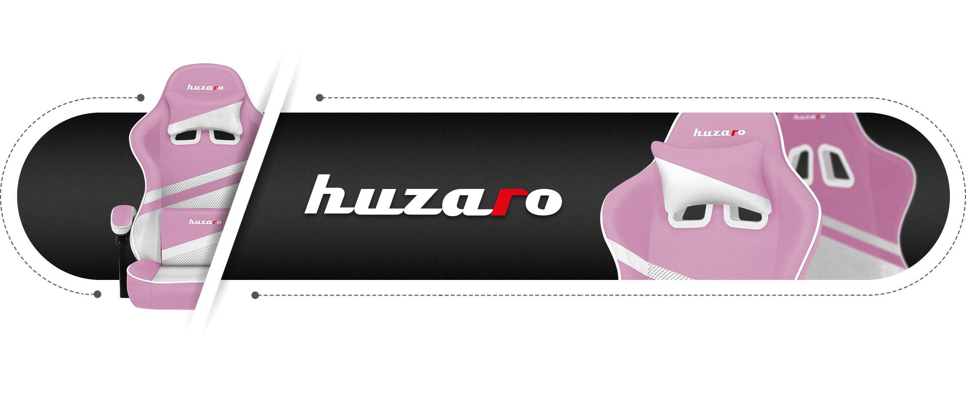Fotel gamingowy Huzaro Force 4.4 Pink Mesh