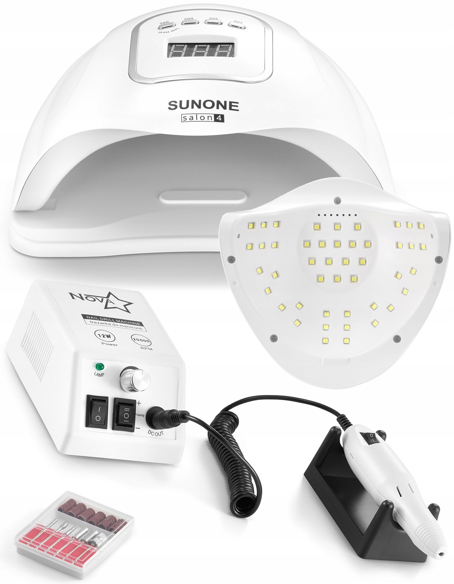 SUNONE Set Hybrideille S06 Lamppujyrsinkone Freebies Valmistajakoodi 5903332081707 - pohja + yläosa ERILLÄ