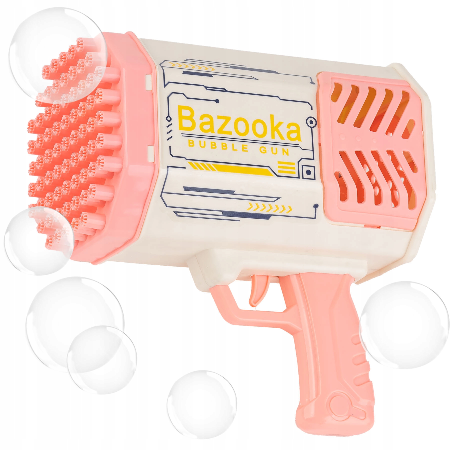 Bubble gun Bazooka Bubble Machine 69 reikää 2 x Liquid EAN (GTIN) 5907691107535