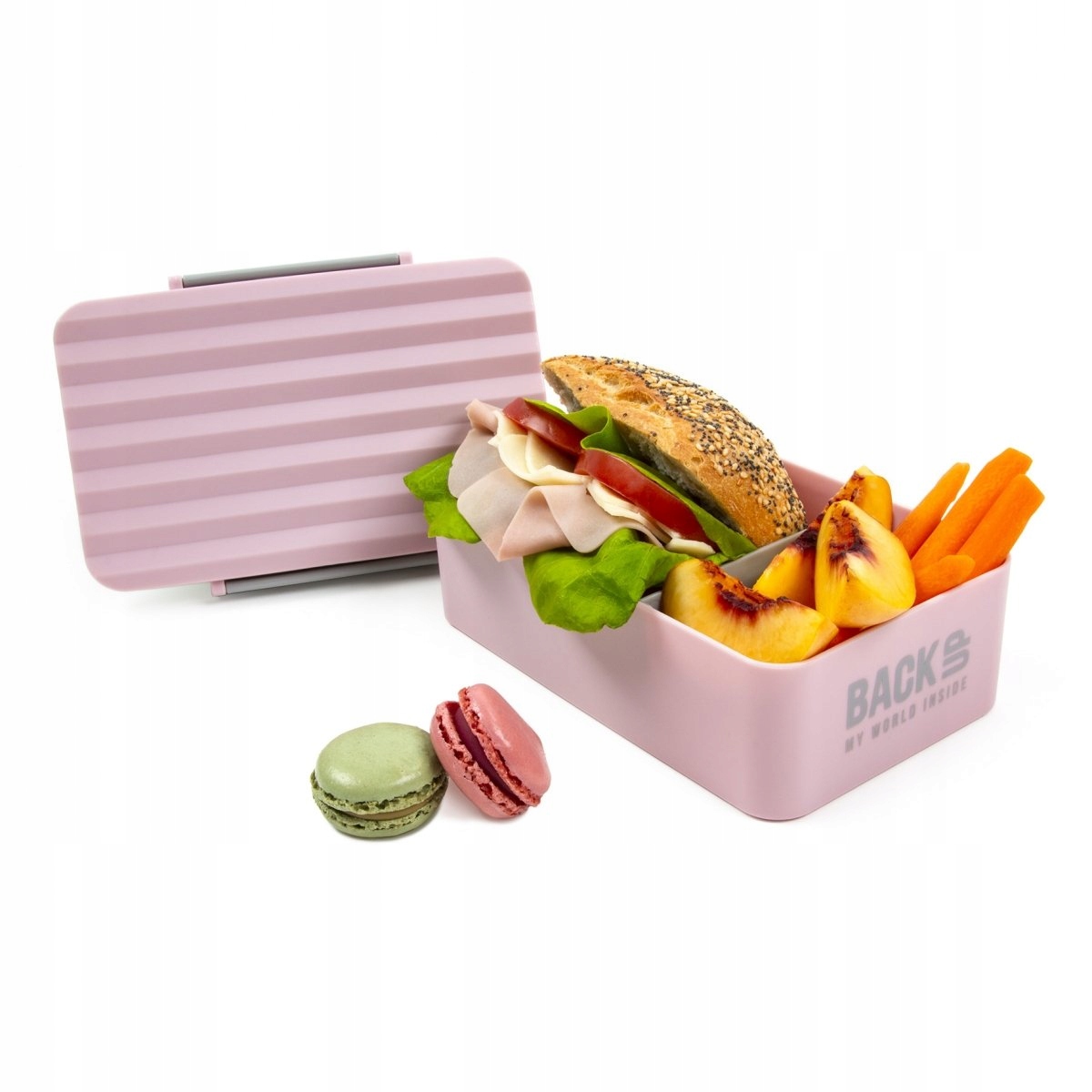 Lasten koululounassetti PULLON ja LUNCH BOX Pink BackUp Sukupuoli Pojat Tytöt Unisex