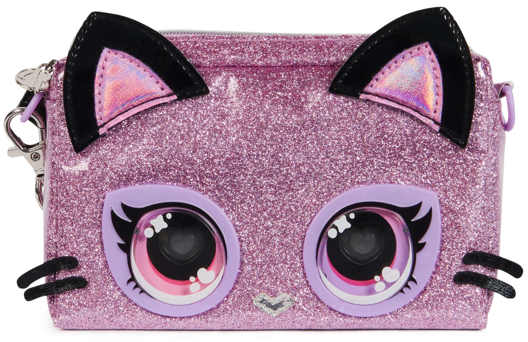 PURSE PETS PURDY PURRFECT interaktiivinen laukku RAINBOW EYE -VALOLLA Tuotteen syvyys 3 cm