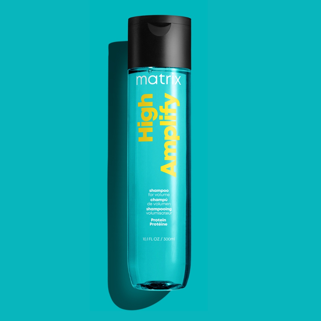 Matrix High Amplify shampoo hennoille hiuksille, hoitoaine, spray + ILMAINEN Pakkauksen kunto: alkuperäinen