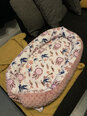 Vauvanpesä / cocoon sensillo, retro pinkki 70x30 cm