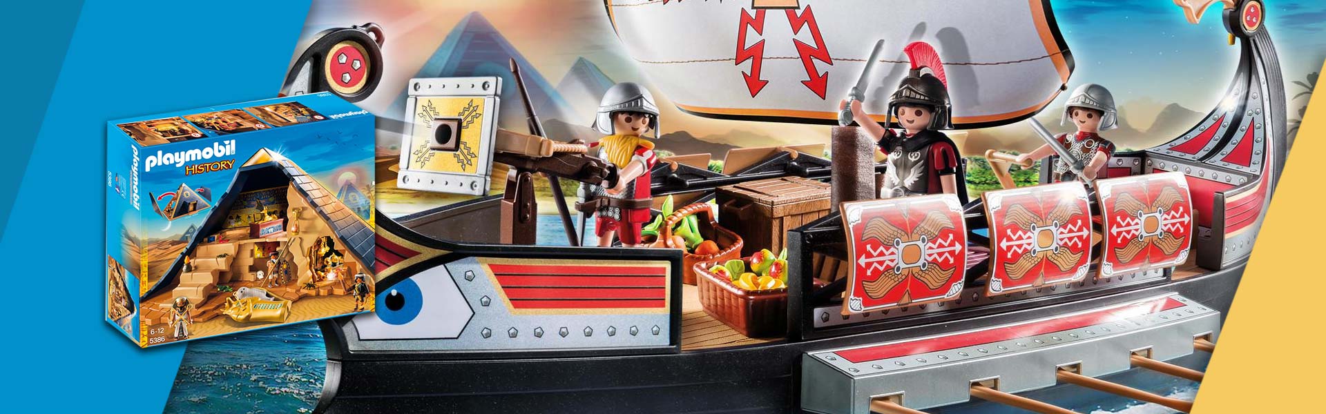 5386 PLAYMOBIL® Historia Faarao pyramidi 