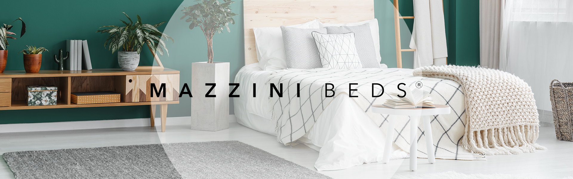 Sänky Mazzini Beds Nerin 160x200cm, vaaleanharmaa. 