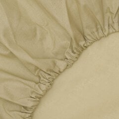 Image of KOODI muotoonommeltu aluslakana, khakinvihreä, 90 x 200 cm + 25 cm