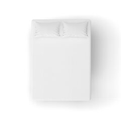 Image of KOODI muotoonommeltu aluslakana, valkoinen, 90 x 200 + 25 cm