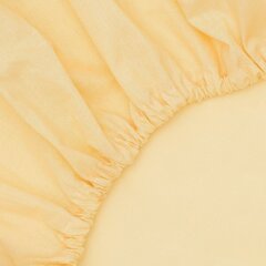 Image of KOODI muotoonommeltu aluslakana, keltainen, 120 x 200 cm + 25 cm